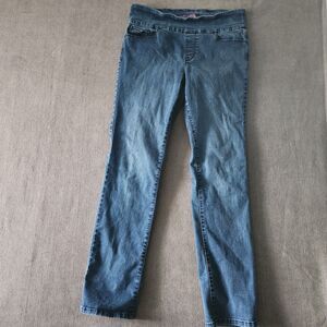 Gloria Vanderbilt Jean Womens Size 10 Amanda Pull-On Blue Denim Stretch Comfort